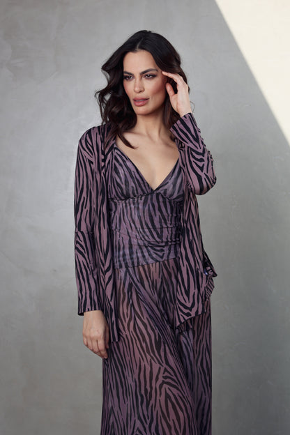 Casaco Mula Fluity Zebrado