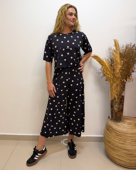 Pantacourt Jersey Los Preto