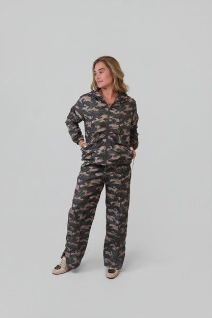 Jaqueta Lulu Nylon Camuflado