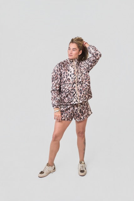 Jaqueta Lulu Nylon Animal Print