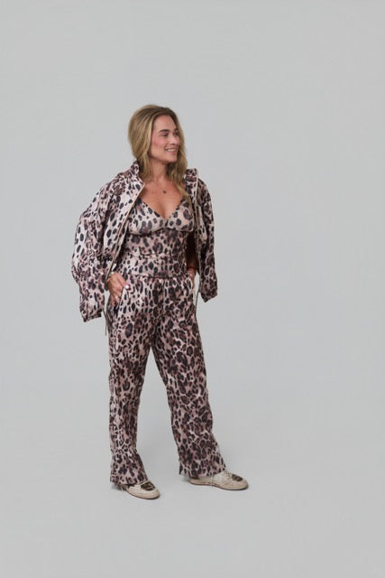 Jaqueta Lulu Nylon Animal Print