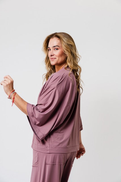 Kimono Cris Fluity Nude Chá