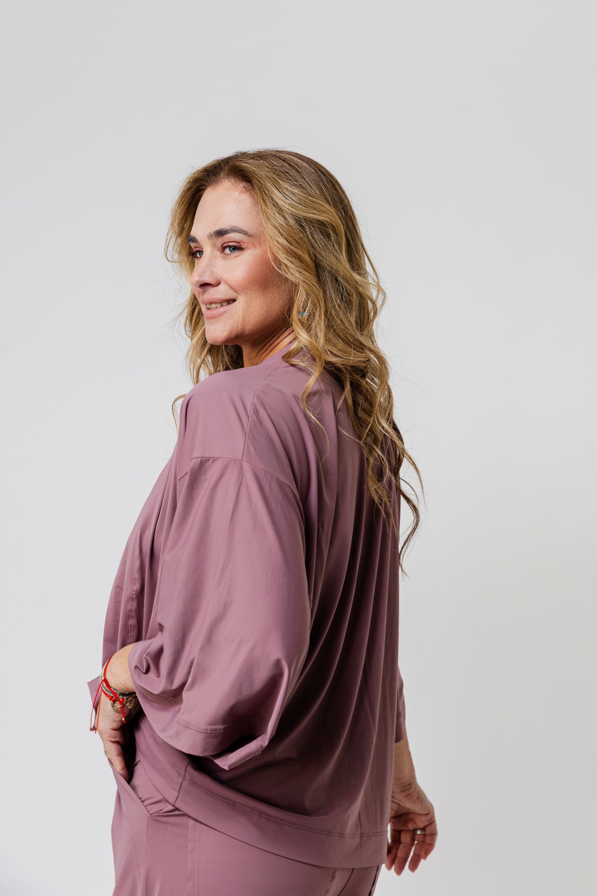 Kimono Cris Fluity Nude Chá