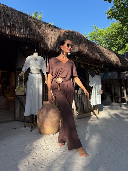 Blusa Marrie Jersey Café