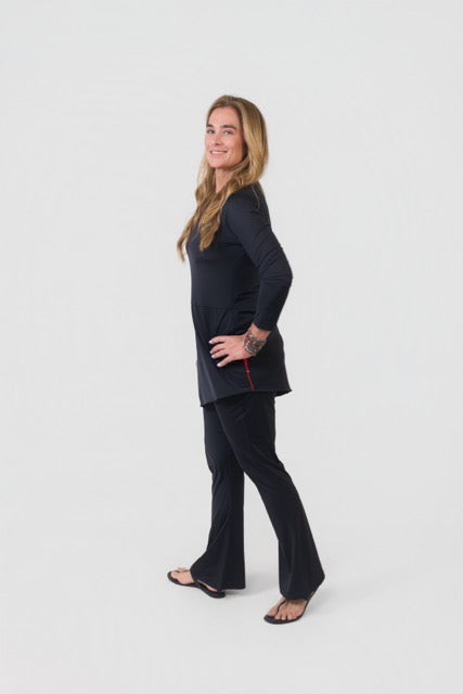 Bailarina Jersey Preto