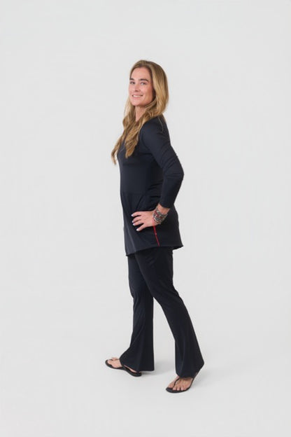 Bailarina Jersey Preto