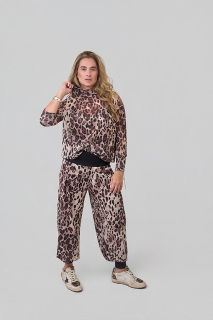 Calça Aladim Tule Animal Print