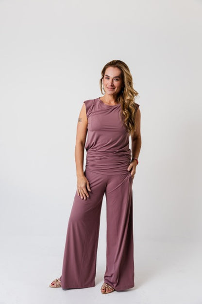 Calça Alice Fluity Nude Chá