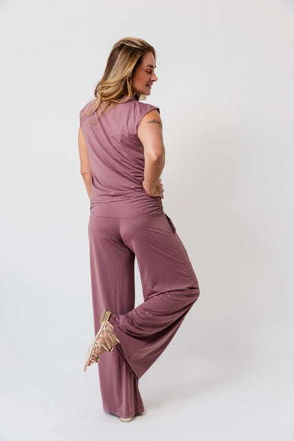Calça Alice Fluity Nude Chá