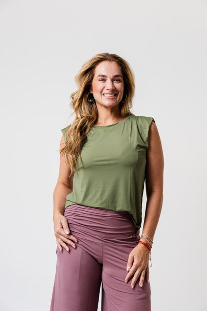 Calça Alice Fluity Nude Chá