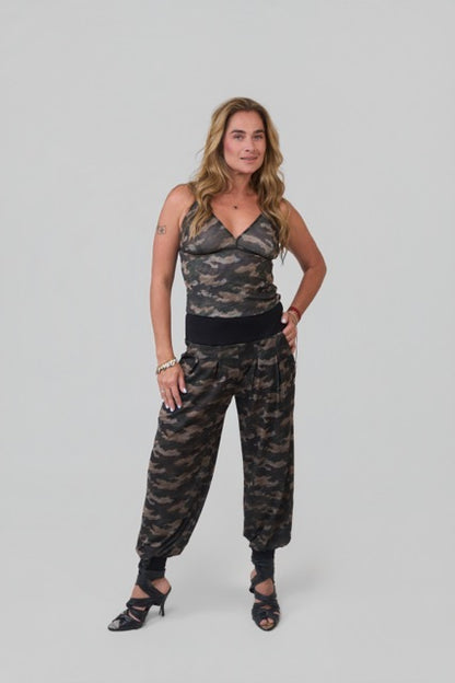 Calça Aladim Tule Camuflado