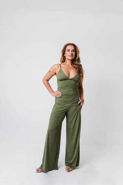 Top Rita Fluity Verde Alcaparra