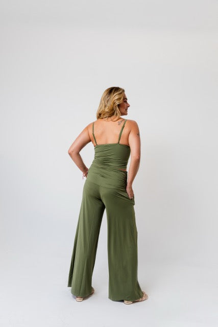 Calça Alice Fluity Verde Alcaparra