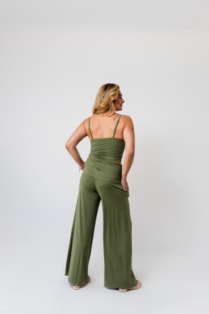 Calça Alice Fluity Verde Alcaparra