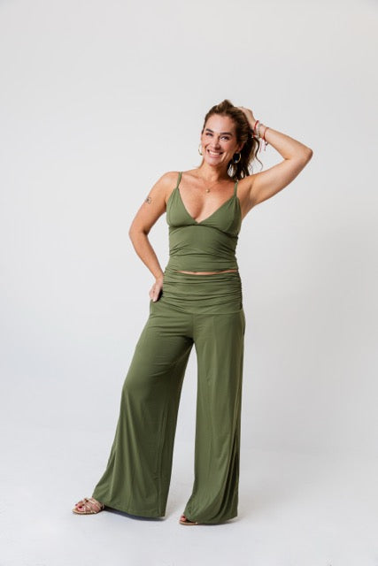 Calça Alice Fluity Verde Alcaparra