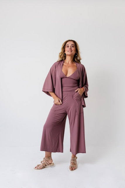Kimono Cris Fluity Nude Chá