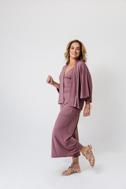 Kimono Cris Fluity Nude Chá