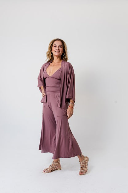 Kimono Cris Fluity Nude Chá
