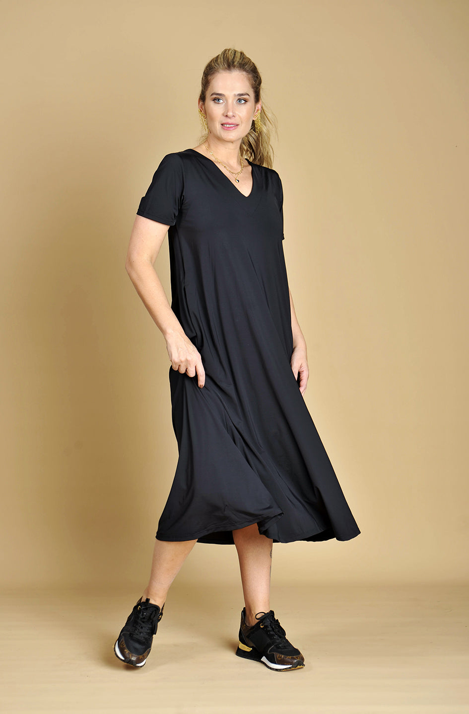 Vestido Marina Fluity Preto