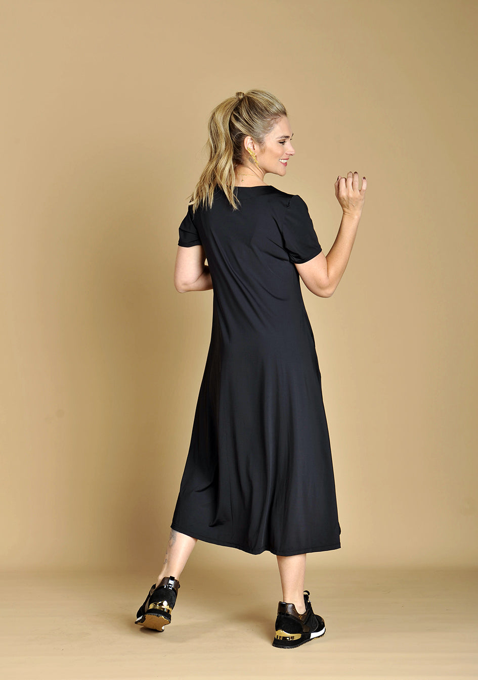 Vestido Marina Fluity Preto